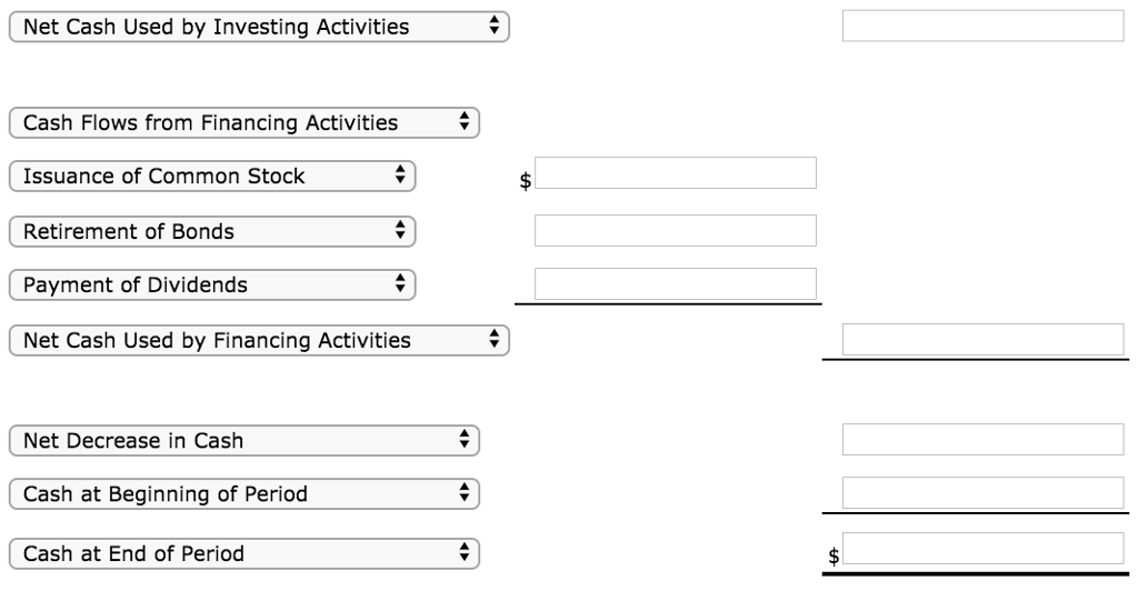 sign e.g. -15,000, or in parenthesis e.g. (15,000).) B. Exercise 13-9 Rodriquez