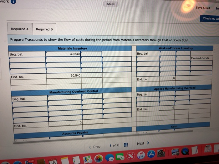 account. 2. Issued $4,000 of supplies from the materials inventory 3. Purchased