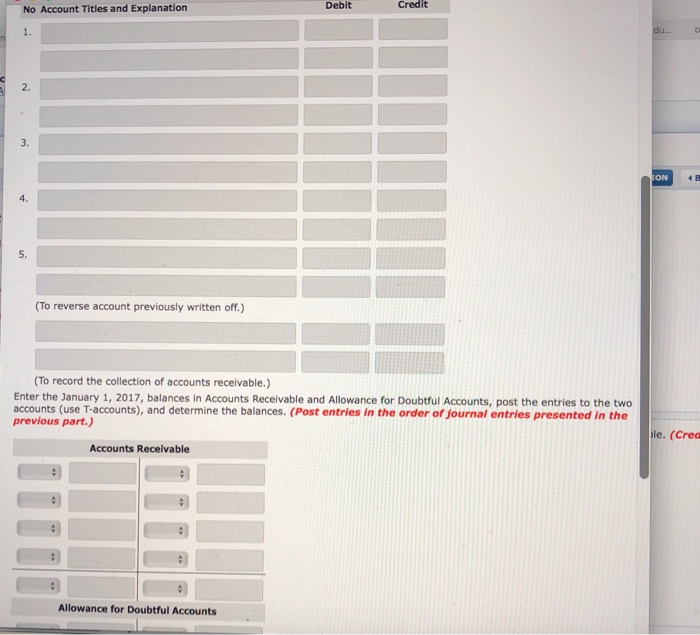 information on its balance sheet. $969,200 79,600 Accounts receivable Less: Allowance for