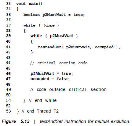 (Fig 5.13) could lead to indefinite postponement. Indicate why this would nevertheless