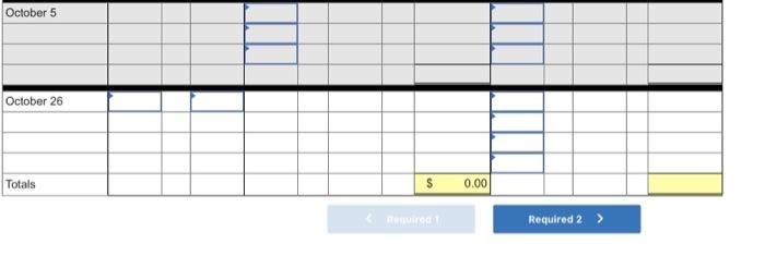 FIFO. Required: Hemming uses a perpetual inventory system. 1. Determine the costs