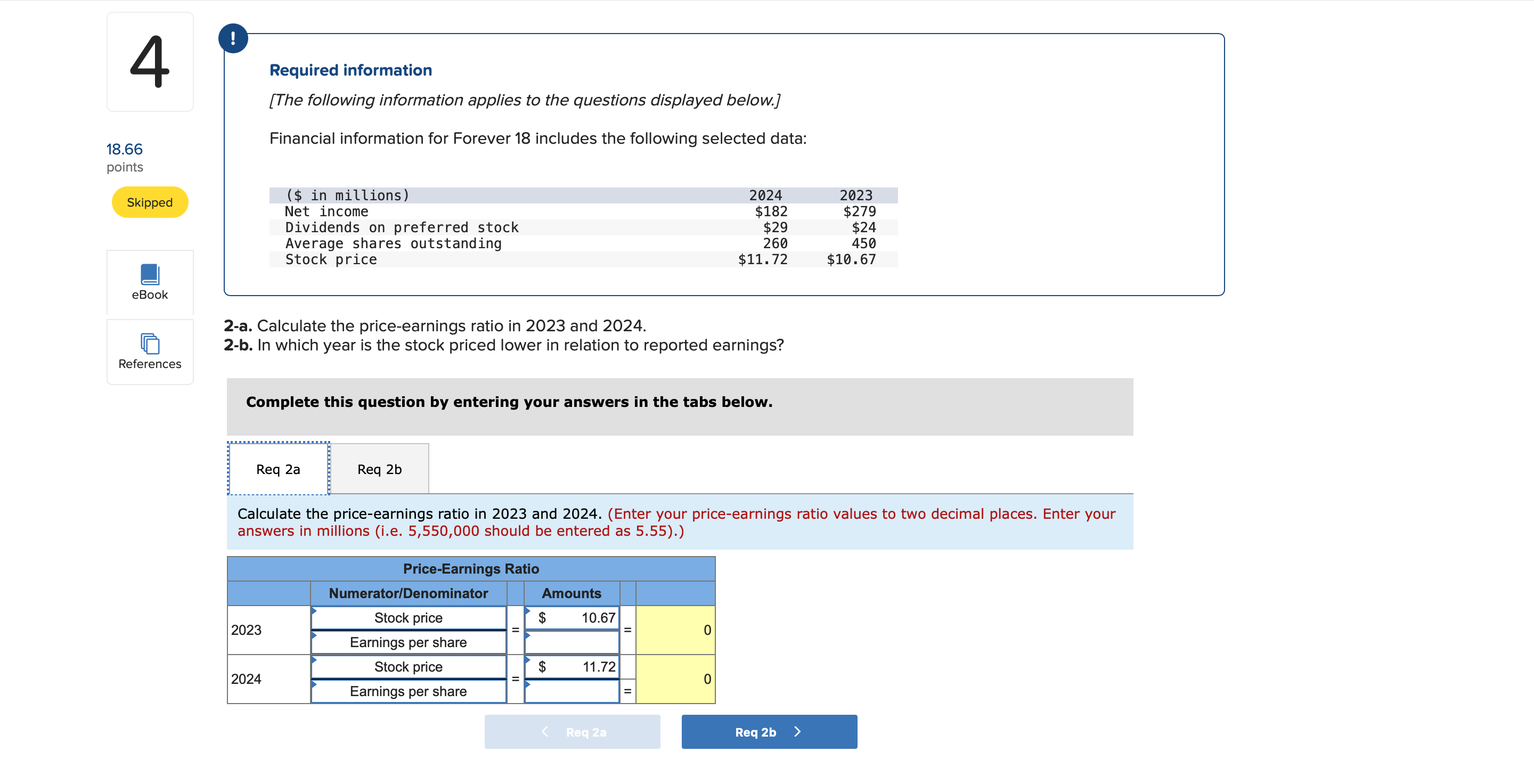 show ALL work & answer ALL parts Required information [The following information