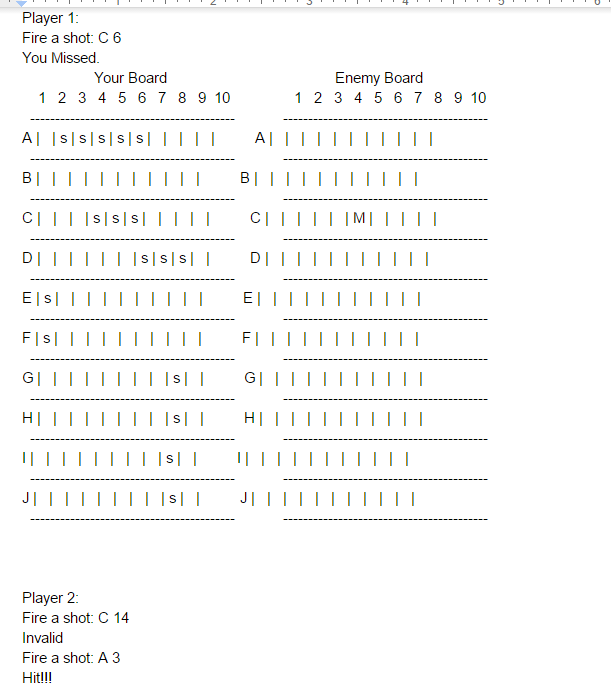 two ints that will have the row and column index of a