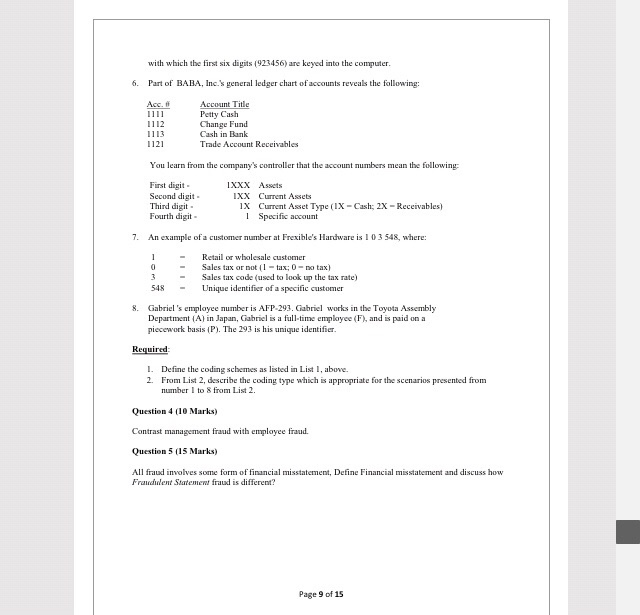 Cycle is of interest to accountants. What is the accountant's role in