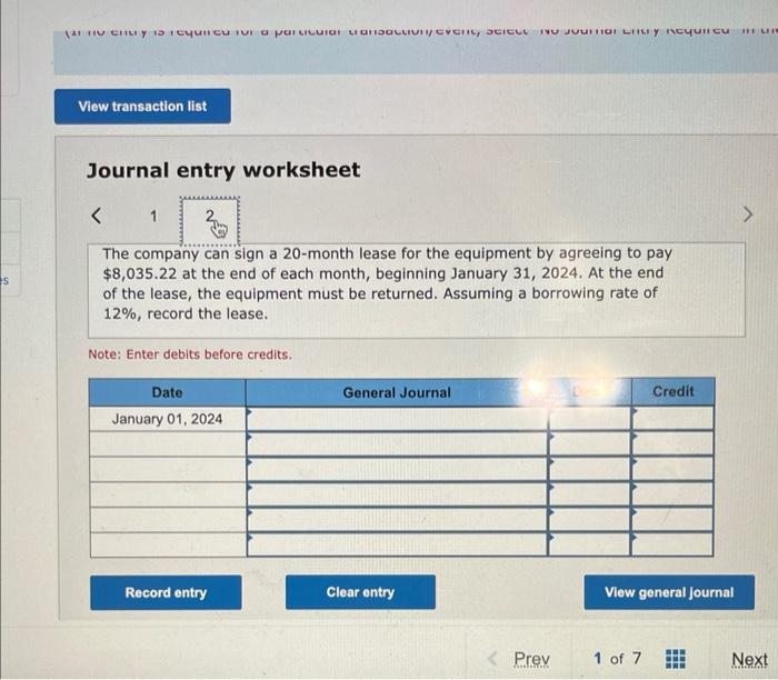 its resorts. The company is contemplating whether to purchase or lease the
