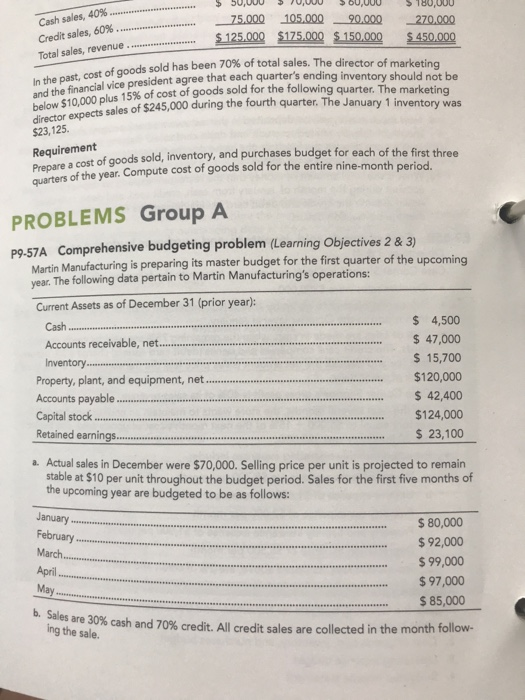  I need help solving 7-10 please In the past, cost of