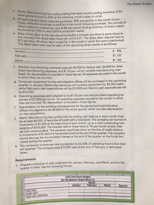 goods sold has been 70% of total sales. The director of marketing