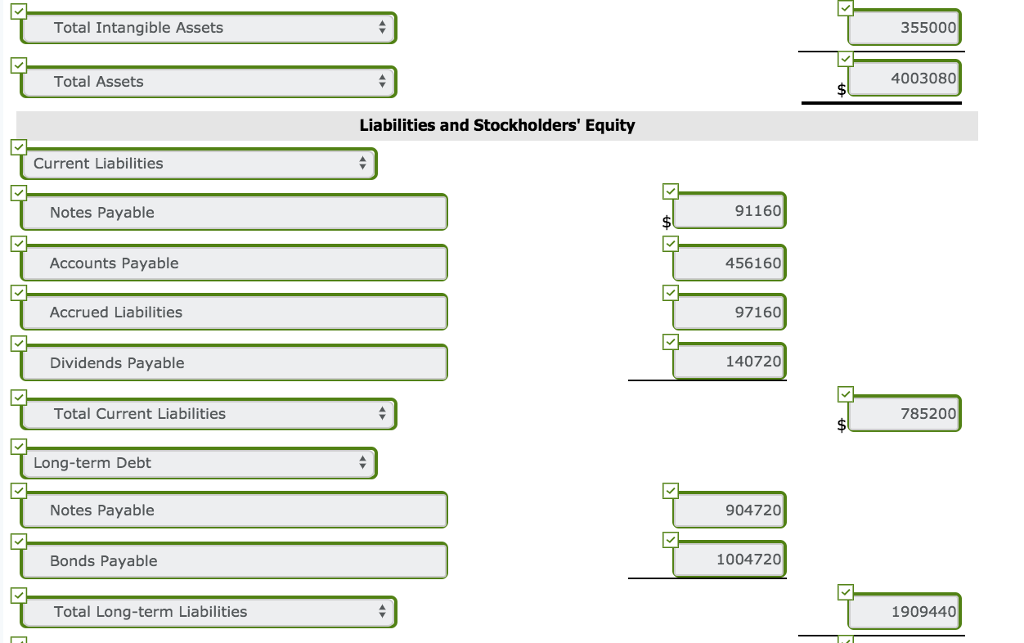 Dividends Payable Accrued Liabilities Accounts Receivable Accumulated Depreciation-Buildings Allowance for Doubtful Accounts