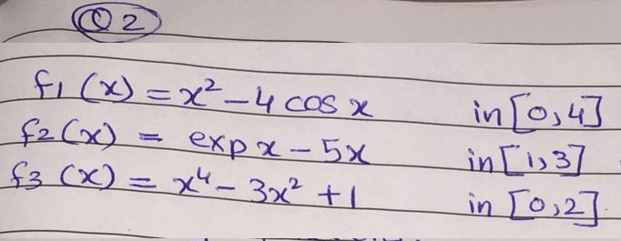 by Step solution in Matlab . Its for numerical methods course in
