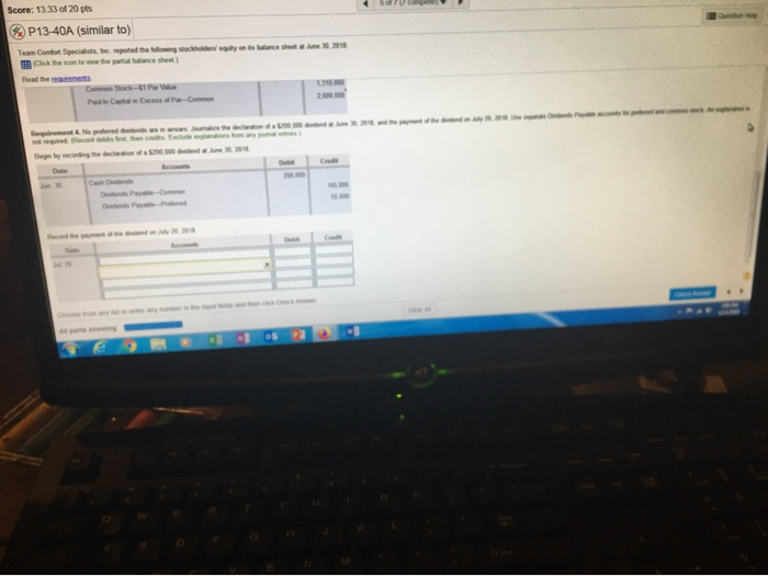 rate D. 200 intrid $ 1.100.000 Debit 200 Stockholders' Equity Paid-in Capital: