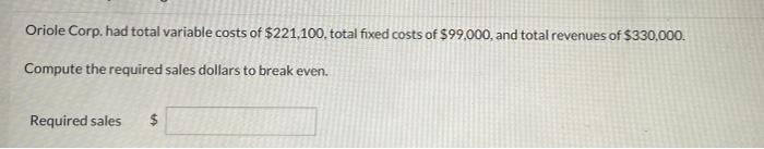 costs. Determine the unit variable costs using the high-low method for this