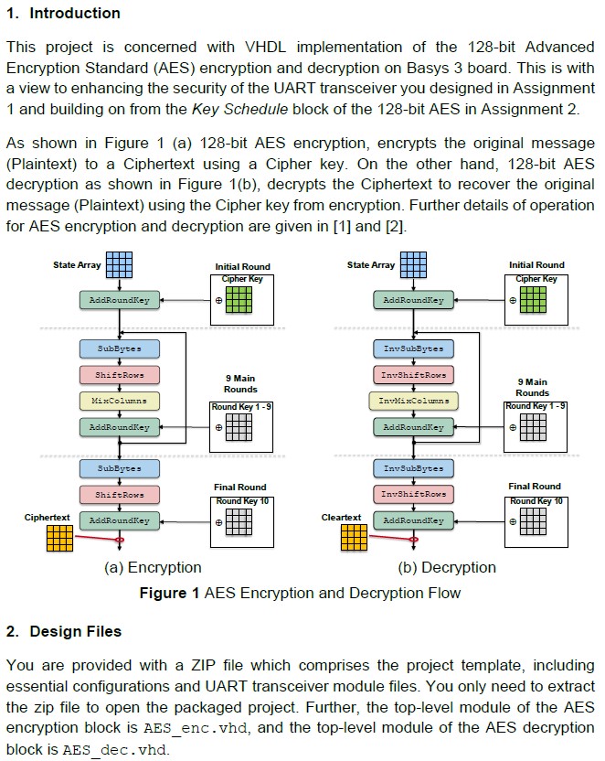  Design, simulate and validate VHDL module for the first two key