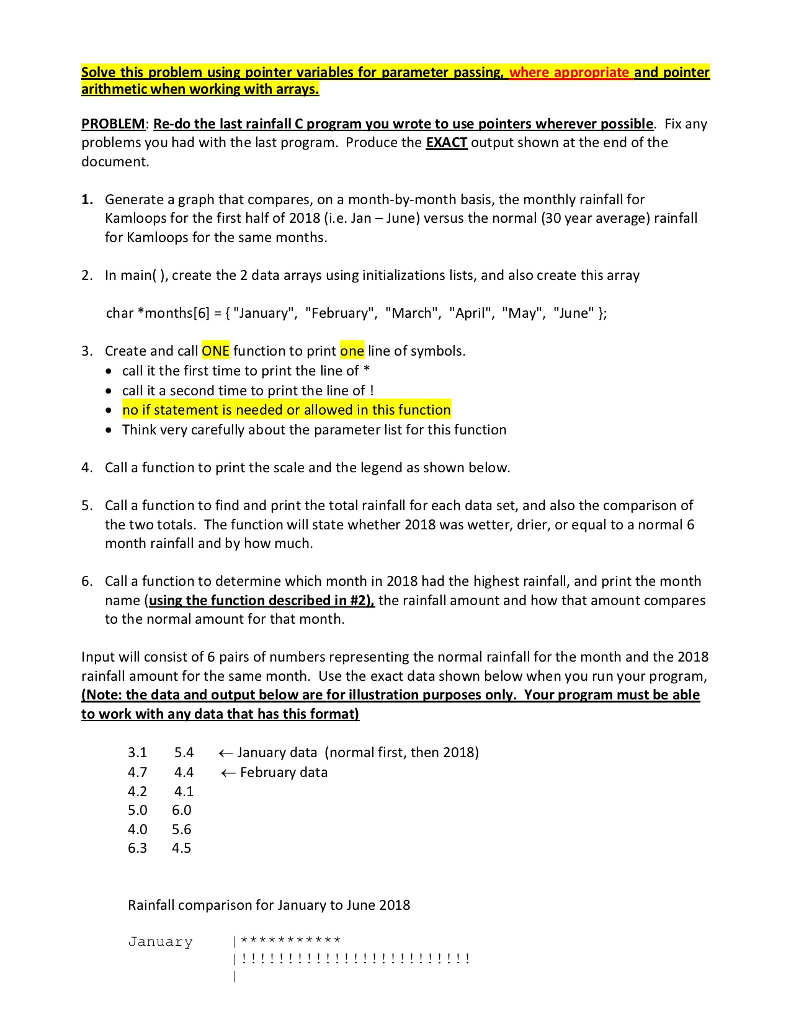 t plz use this provided code for using " Pointers " and