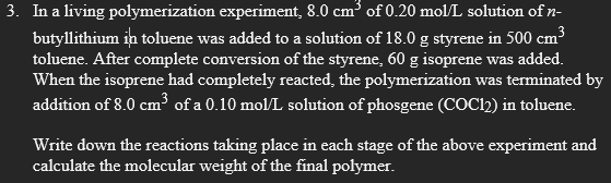  Sodium (1.15g) and naphthalene (7.0g) were stirred together in 50mL dry