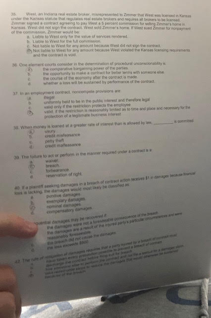 Please answer every multiple choice question even if they are already