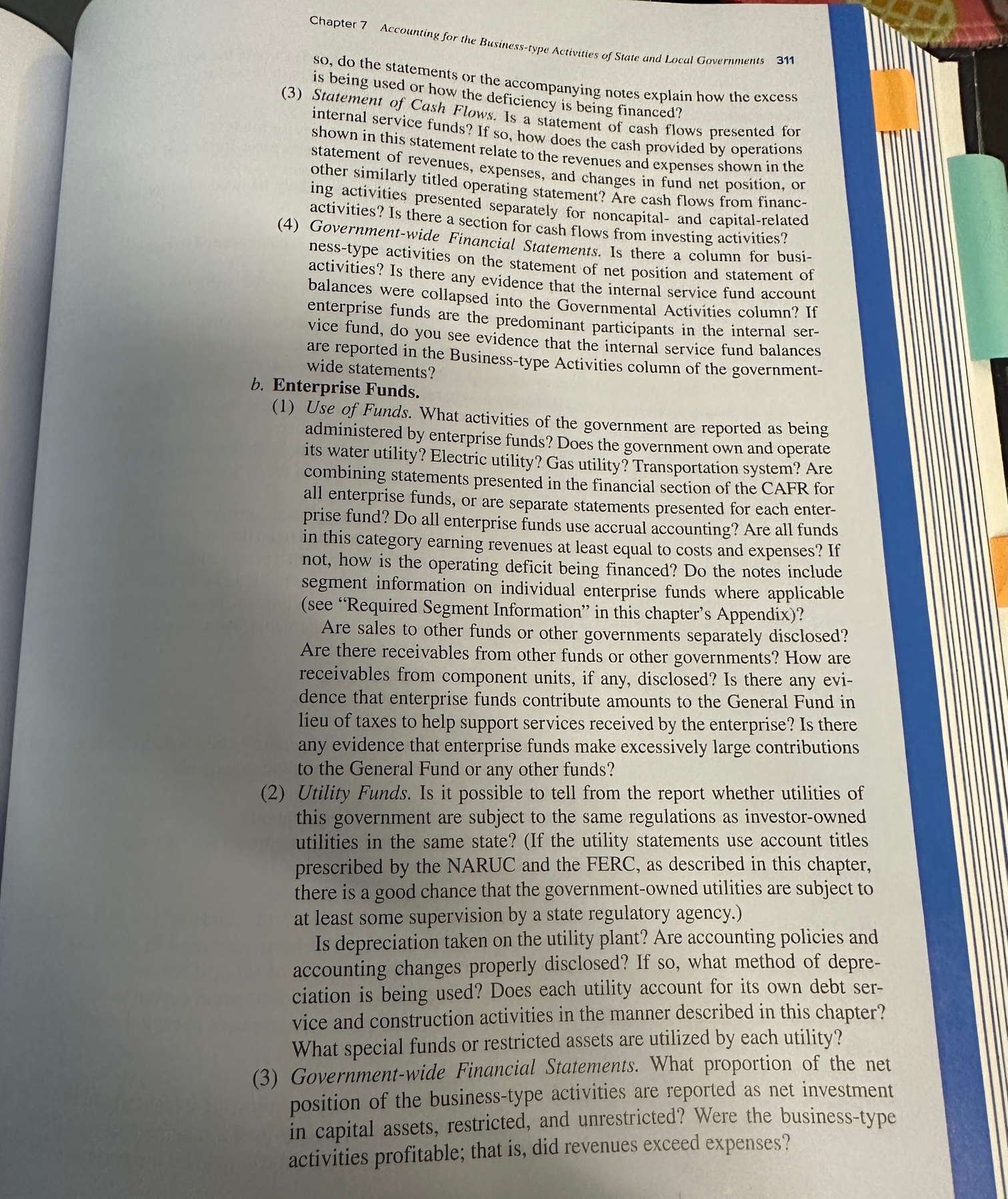 available with Connect. lems 7-16. Examine the CAFR. (LO7-2 through LO7-4) Utilizing