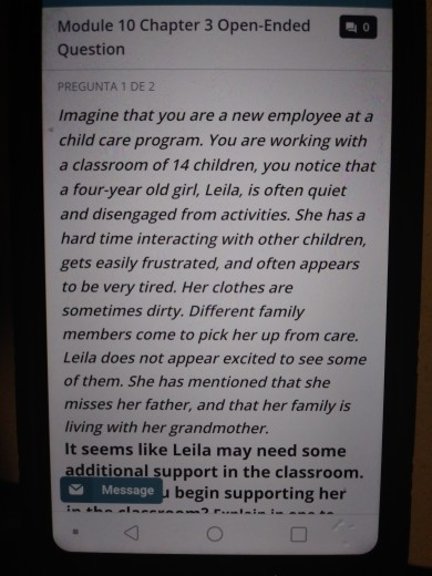 Module 10 Chapter 3 Open-ended Question PREGUNTA 1 DE 2 Imagine