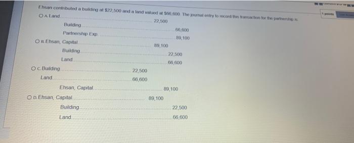 QUICK PLEASE THERE IS NO TIME Ehsan contributed a building at $22,500