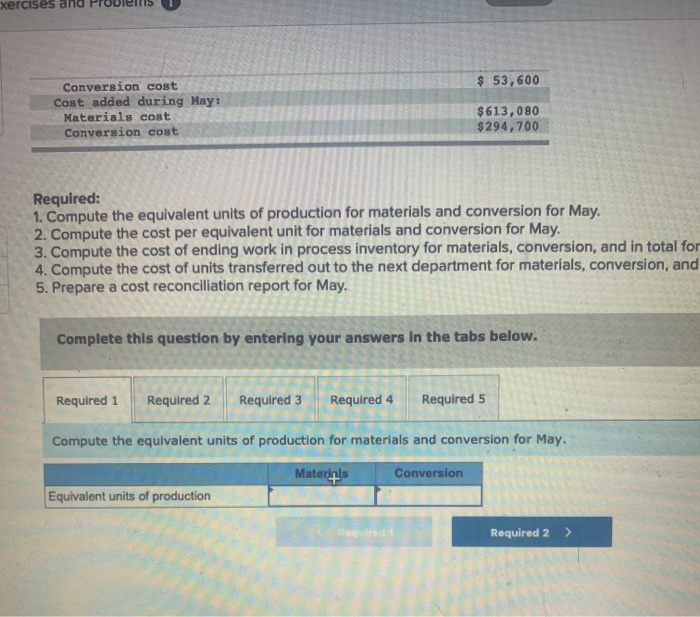 costing system. It manufactures a caulking compound that goes through three processing
