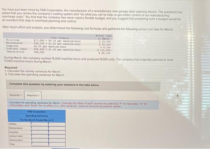 by FAB Corporation, the manufacturer of a revolutionary new garage door opening