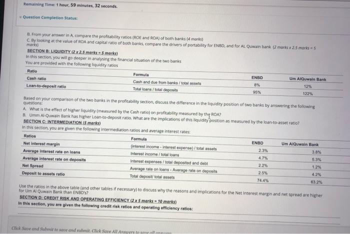 QUESTION 1 This is a case study of 5 SECTIONS ay answering
