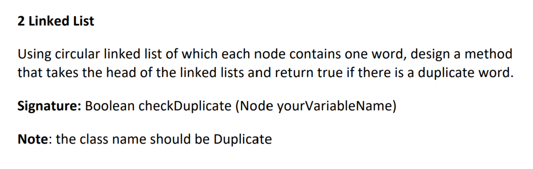 ** Data Structure implementation in java ** 2 Linked List Using circular