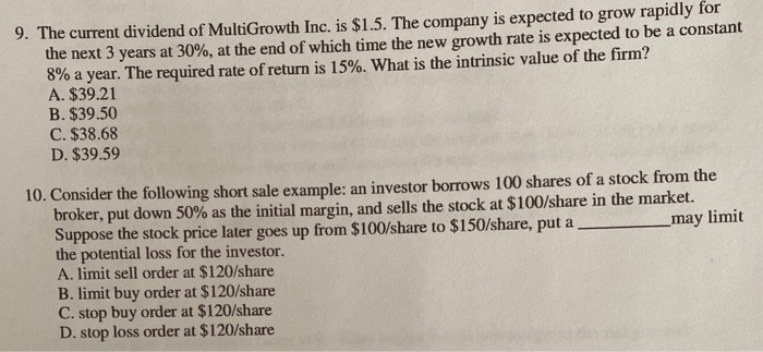 please someone help me solve the two questions !!! 9. The current