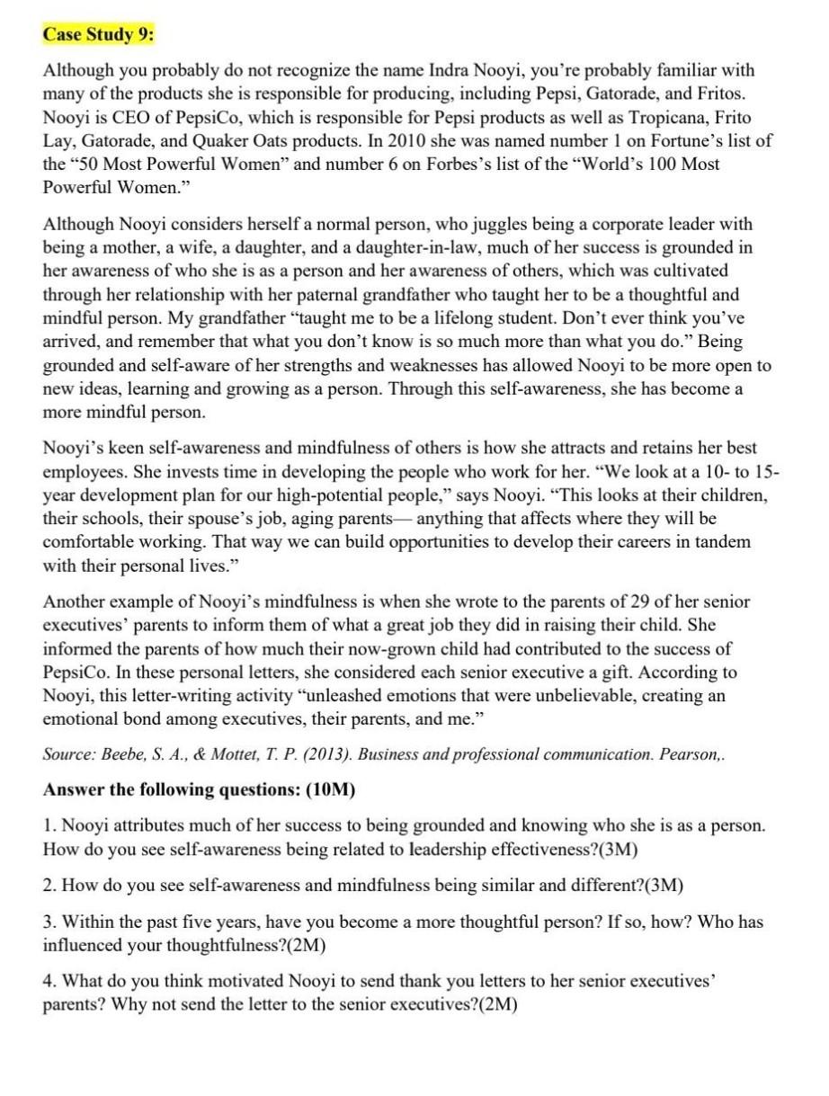  Case Study 9: Although you probably do not recognize the name