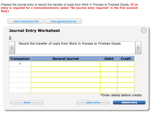 and costs. Its Work in Process T-account for the Mixing Department for