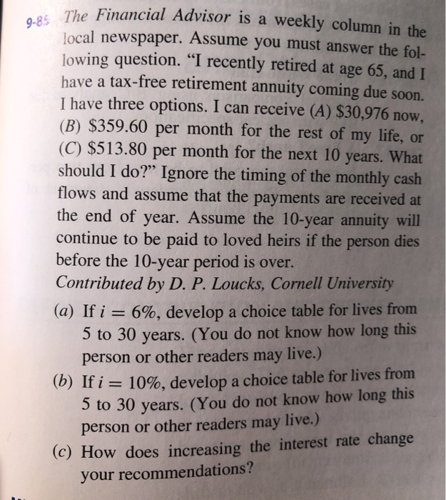 use Excel to analyze the data, graph the results, create choice table