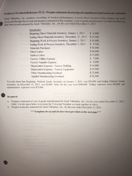 period costs Classify the costs listed in Problem 2 as either product