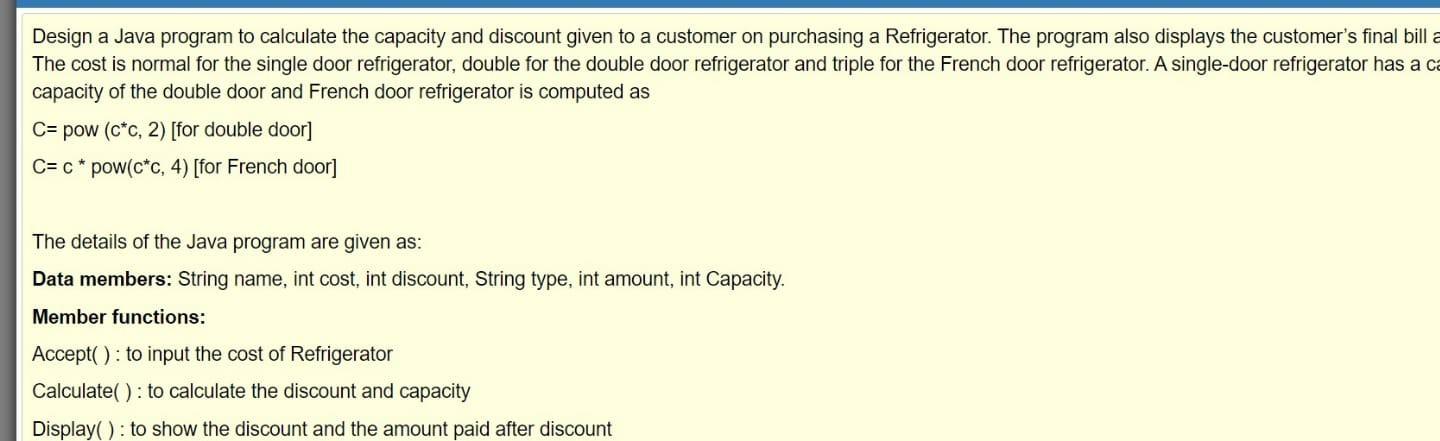  please do this in java within 40 min Design a Java