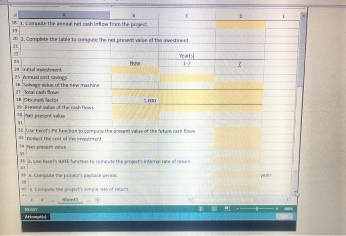 included in the Excel Simulation and the Excel functions descnbed below to
