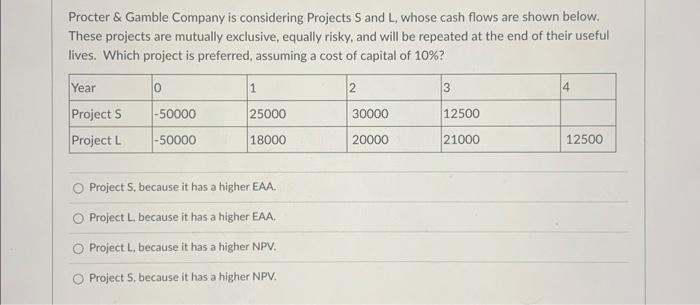Answer and explain and i will leave thumbs up. Procter \& Gamble