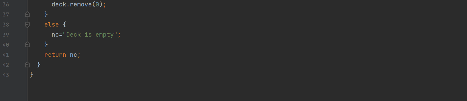 a value (e.g. 3) and a suite (e.g. Hearts). The cards have