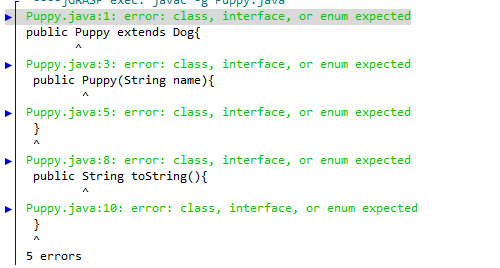 Animal[6]; pets[0] new Dog("Fred"); pets[1] new Dog("Ben"); pets [2]new Cat("Sue"); pets[3]new Cat("Julie");