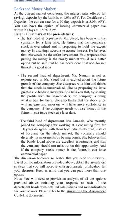 will need to discuss all of the following points to be able