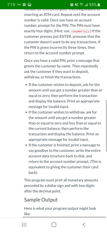 anything! In this project, you will write two files: a class that