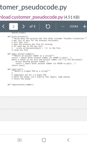 account holder's PIN, which is a four- character string, since it can