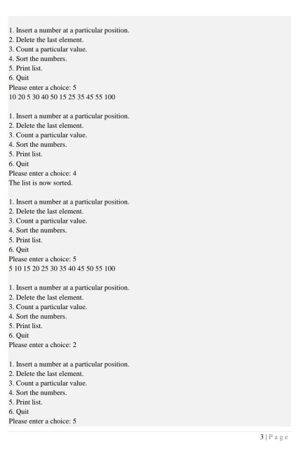 initializeList(node*, int); void showMenu(); void insertPos(node*, int, int); void deleteLast(node*, node*); void