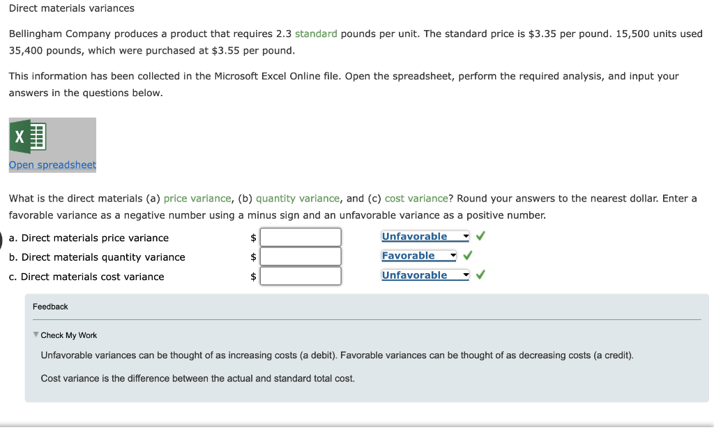 cell references, perform the required analysis, and input your answers into the