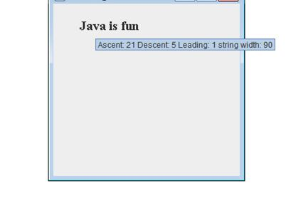 Write a Java program that displays the message Java is fun in