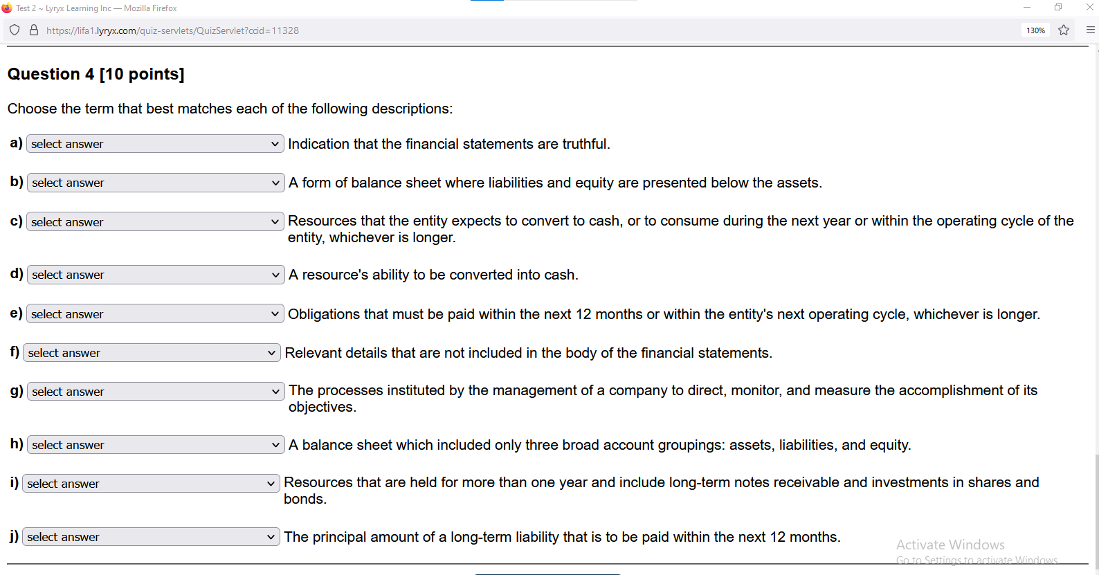 Test 2~ Lyryx Learning Inc - Mozilla Firefox O8 https://lifa 1.lyryx.com/quiz-servlets/QuizServlet?ccid=11328