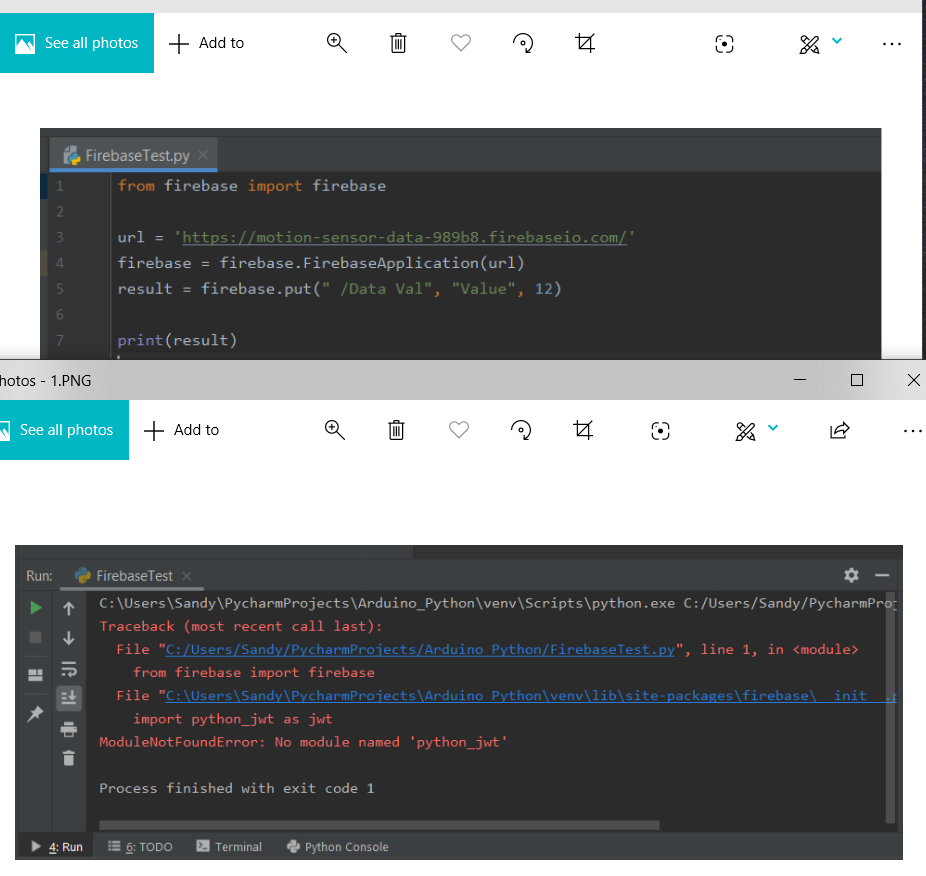 I working in a project that sends data from a Raspberry PI