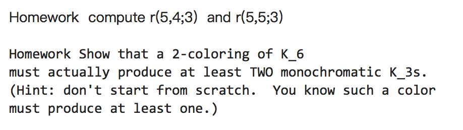 1 ,n 2-1, , n m;c) r(n-1 ,n2 Then R( n1,n 2