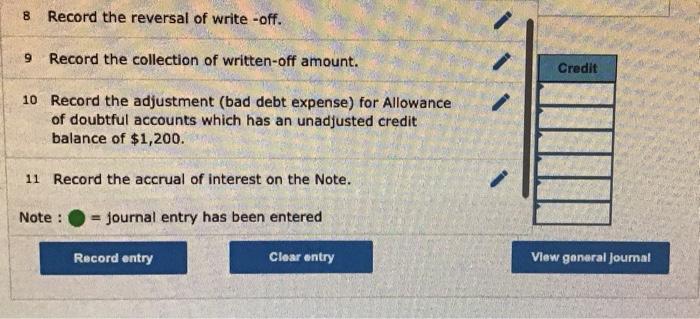 debts for internal monthly reporting purposes. At the end of each quarter,