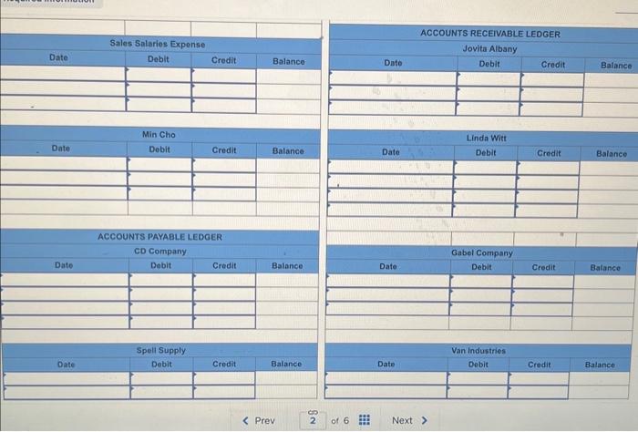 below.] Church Company completes these transactions and events during March of the