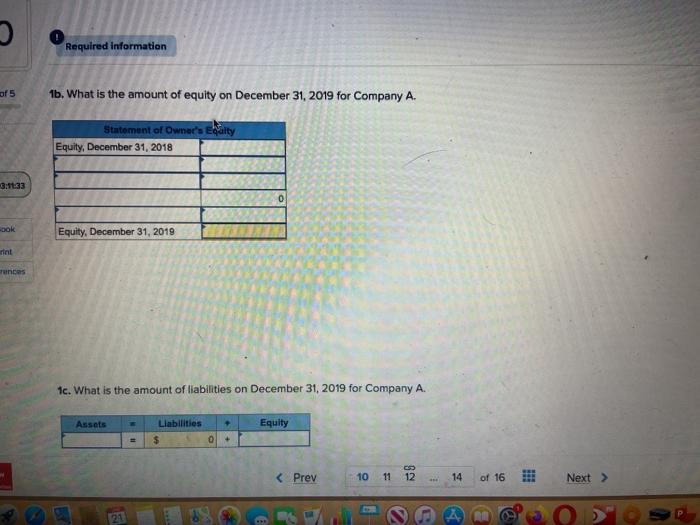 A1, P1 [The following information applies to the questions displayed below.) The