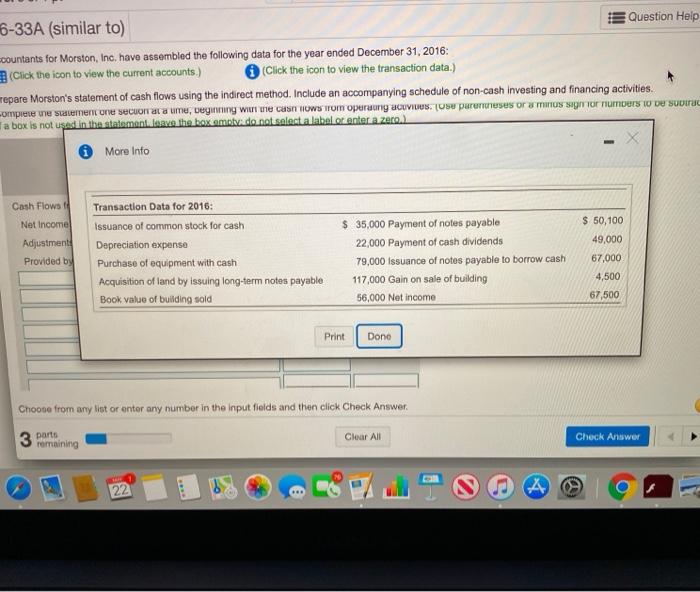 of 2 (0 complete) ar to) , Inc. have assembled the following