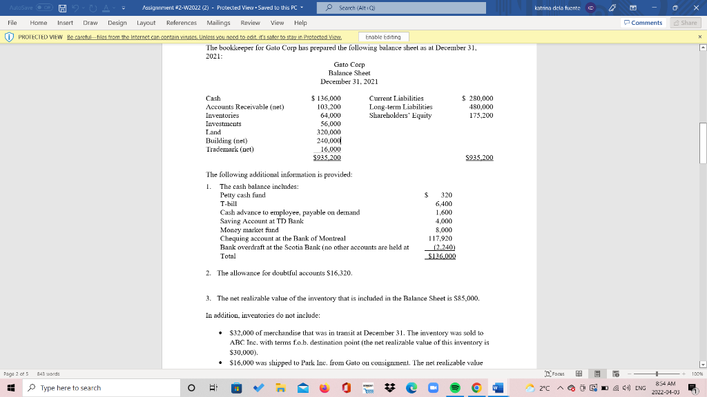 ANSWER PART 3 AND 4 PLEASE katrina dela fuente Comments Share X